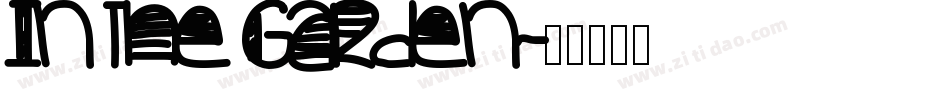 In The Garden字体转换